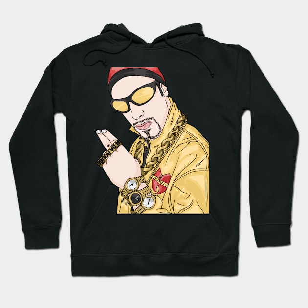 Ali G In da House - Aladeen Hip Hop Style - DIGITAL DRAWING Hoodie by thesportstation